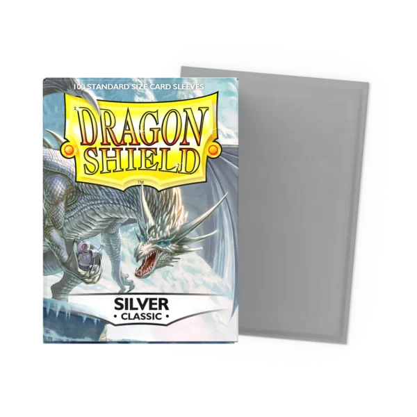 Dragon Shield - Card Sleeves Standar Size Matte  100 - Silver