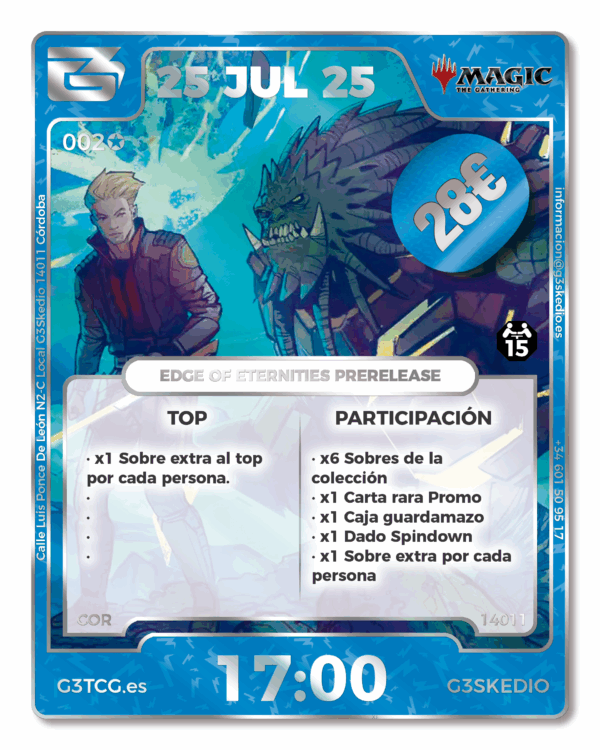 Edge Of Eternities G3TCG Prerelease