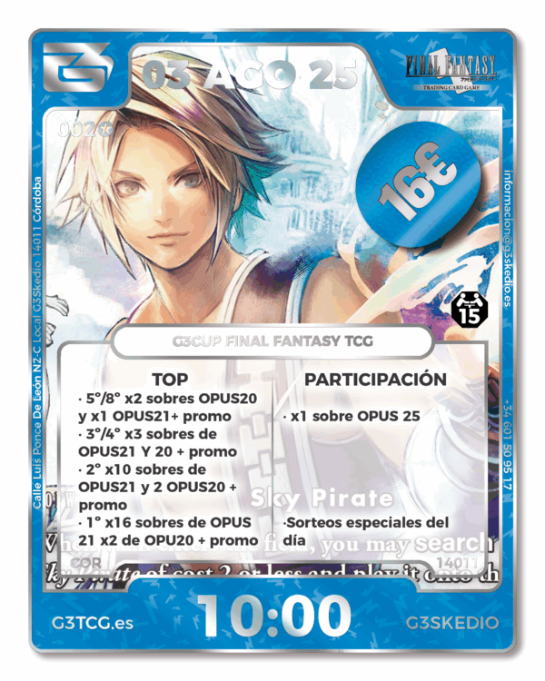 G3CUP - Final Fantasy - TCG
