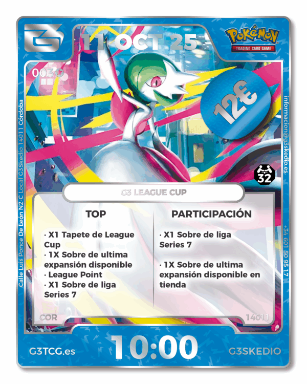 G3 Pokemon Cup - 11 de Octubre - 10:00