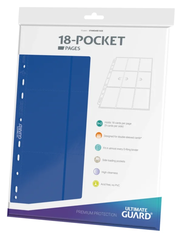 18-Pocket Pages - Azul - Ultimate Guard