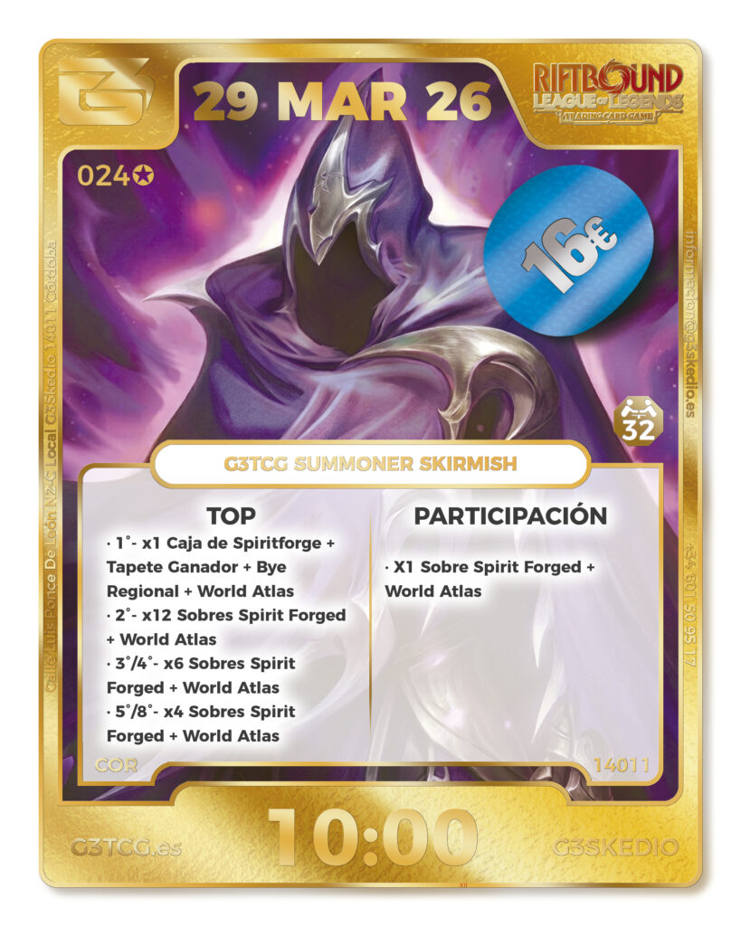 Summoner Skirmish - MAR 29 - 10:00