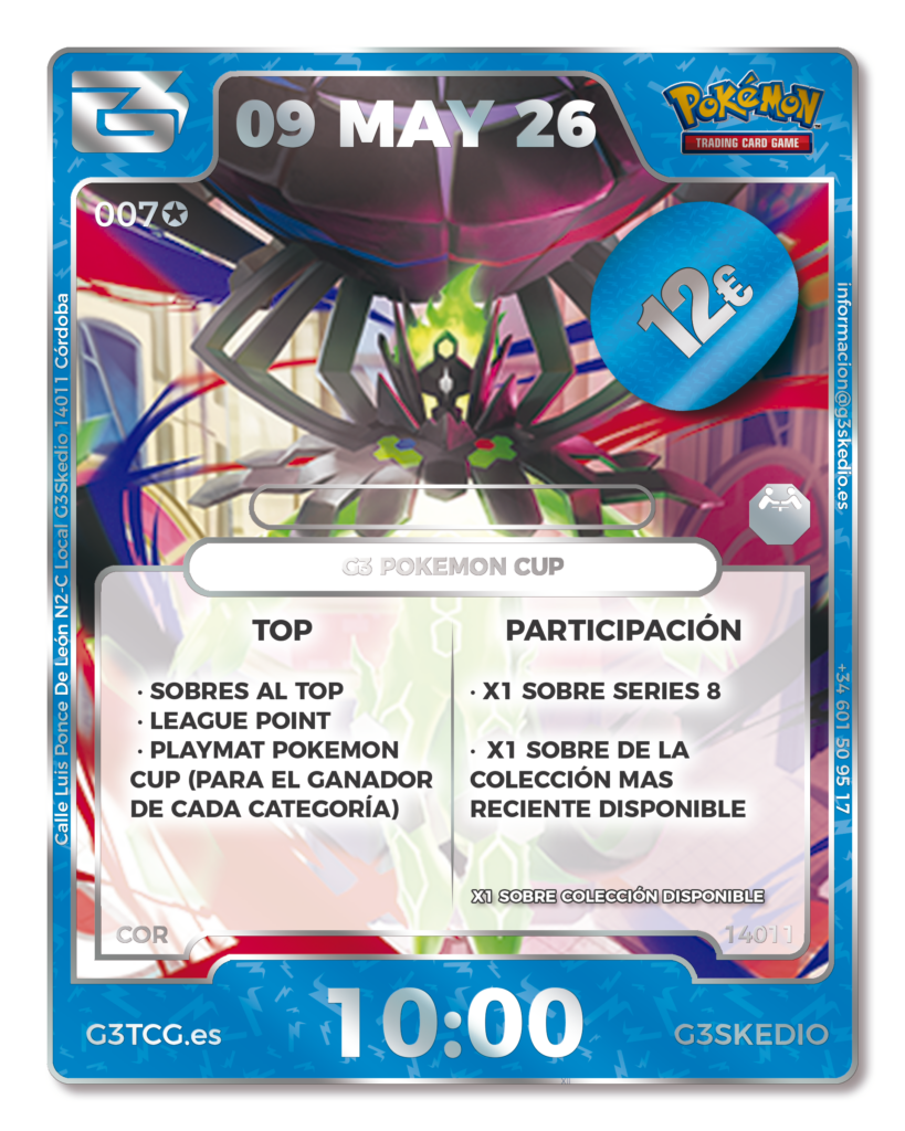G3 Pokemon Cup - 09 MAY -10:00